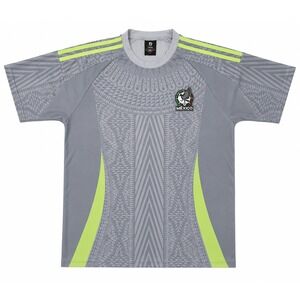 Mexico Men's Gray Performance Jersey with Lime Accents